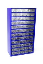 Kleinteilemagazin 6750 aus Metall stapelbar, Sortimentskasten, Schubladenschrank