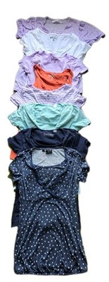 Still-T-Shirts und Umstands-T-Shirts Set, 8 Stück, Kurzarm, Bunt, Gr. S