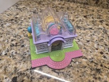 VINTAGE Bluebird Polly Pocket WORKING Light-Up Bridal Salon 1994  2 Dress FS