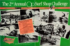 OP Surf Shop Challenge Surfing Print Ad Wall Art Decor Ephemera 2nd Annual