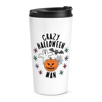 VerrüCkte Halloween Mann Stars Reise Becher Tasse Vatertag Freund Geist Lustig