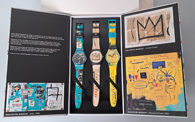 Swatch Art Journey 2023 - Swatch X Jean-Michel Basquiat Triptych - BASQUIATSET