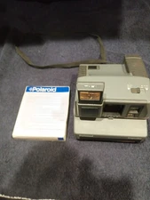 Polaroid Camera Impulse 600 Instant Pop Up Flash Strap Vintage TESTED