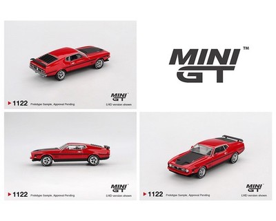MINI GT #1122 - RACE RED - 1971 FORD MUSTANG MACH 1 - MIJO USA