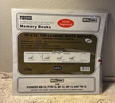 Pioneer Memory Books 12 X 12 Top Loading White Refill Pages RMW-5 Scrapbook