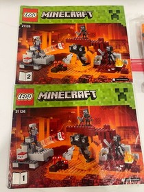 LEGO Minecraft 21126 The Wither Complete with Minifigs and Instructions-See Desc