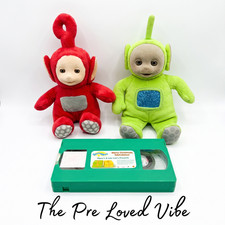 Teletubbies Plush Toys Set with Teletubbies Christmas Tape