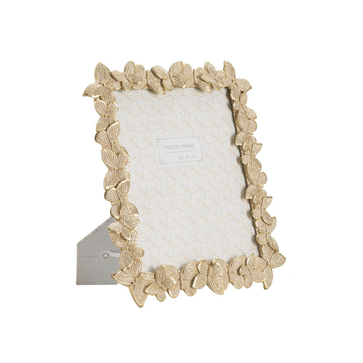 Cadre Photo Doré Papillons Farfalle 20x25cm pour Décorer un Salon Chic ou une Chambre Cosy