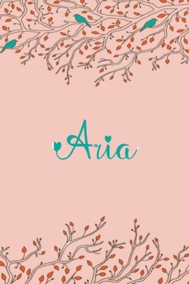 Aria: Personalized Aria Name Notebook, 120 lined ruled personalized pages (6/9 I