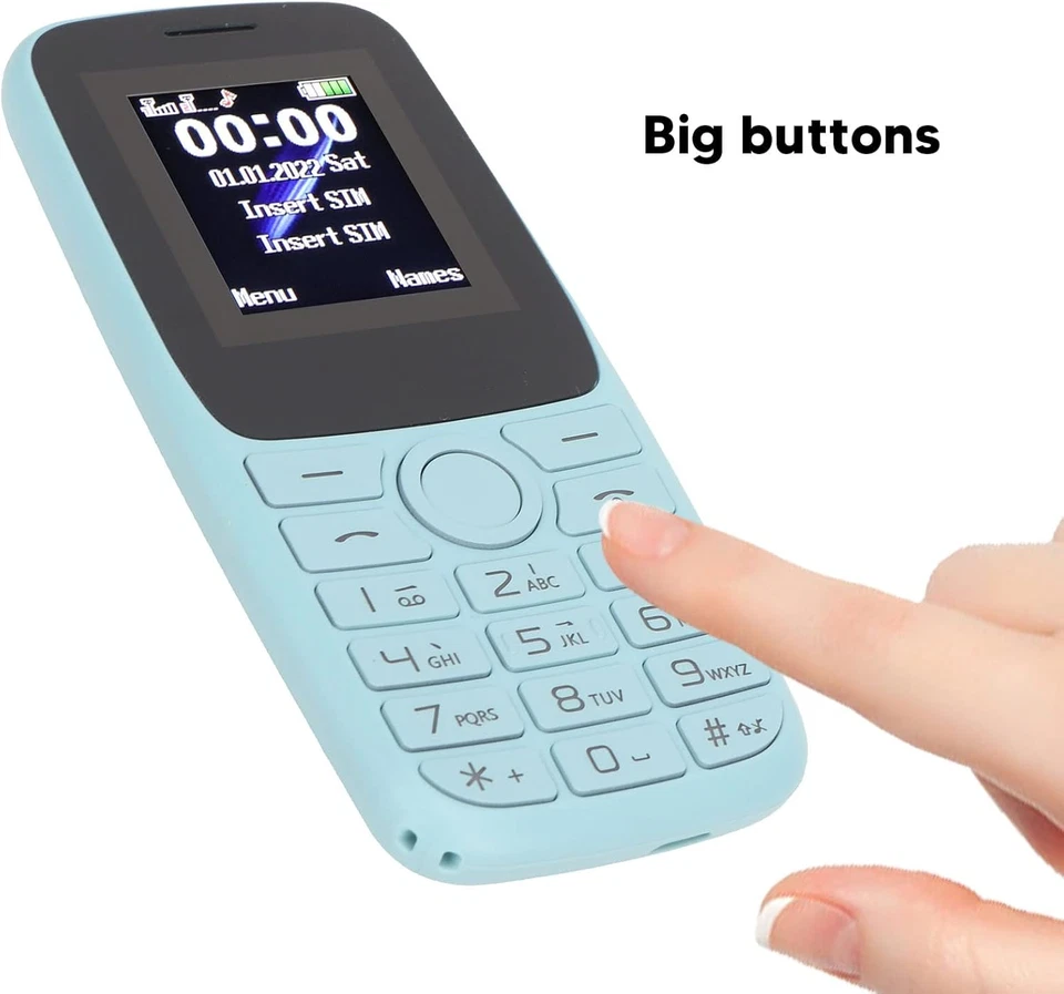 Cellulare Senior, 2G GSM Sbloccato Telefono Cellulare Di Base per I Bambini Anzi - Immagine 3 di 4