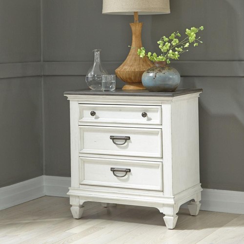 Night Stand w/ Charging Station - 417-BR61 - Picture 2 of 7
