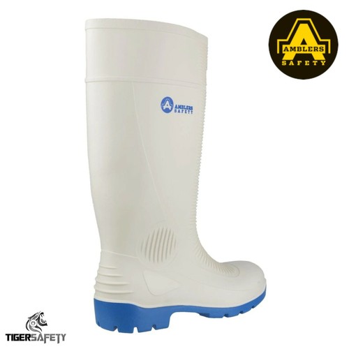 Amblers FS98 S4 SRA White PVC Steel Toe 