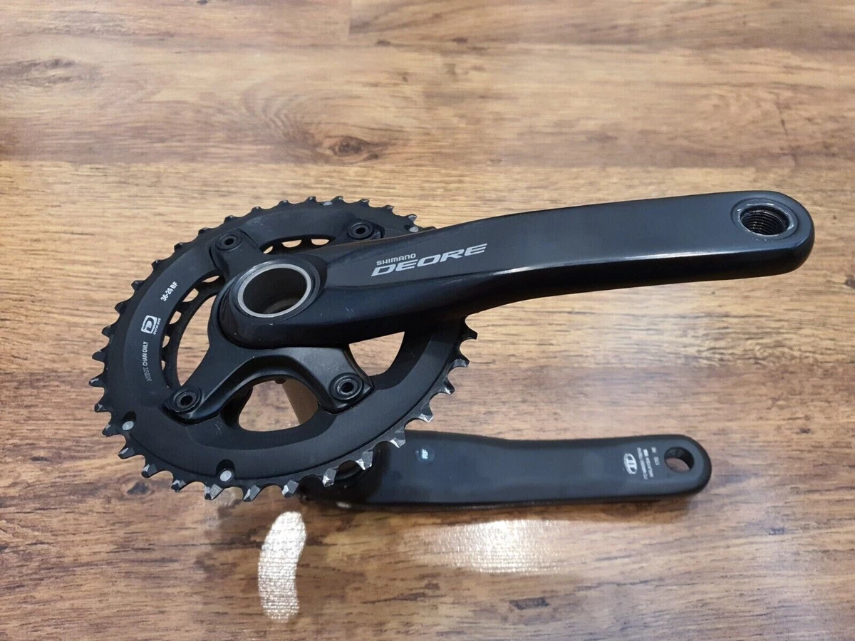 Shimano DEORE M6000 10 Speed Double Crankset. 36 26t Rings. 170mm