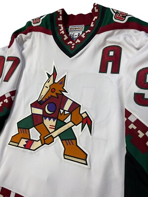 JEREMY ROENICK 1997 PHOENIX COYOTES AUTHENTIC STARTER JERSEY 46 | eBay