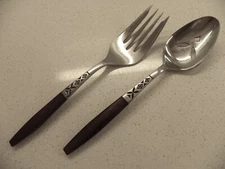 EKS 5 EKS5 Pierced Serving Spoon Large Serving Fork EKCO Eterna Stainless Japan