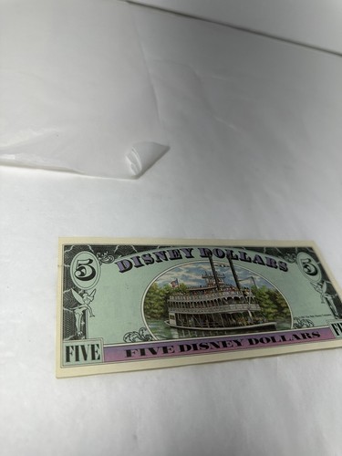 Disney Dollars 5 Dollar 1993 Goofy Serie - Picture 5 of 6