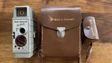 Vintage Bell Howell 220 Two Twenty 8mm Movie Camera w/ Leather Case