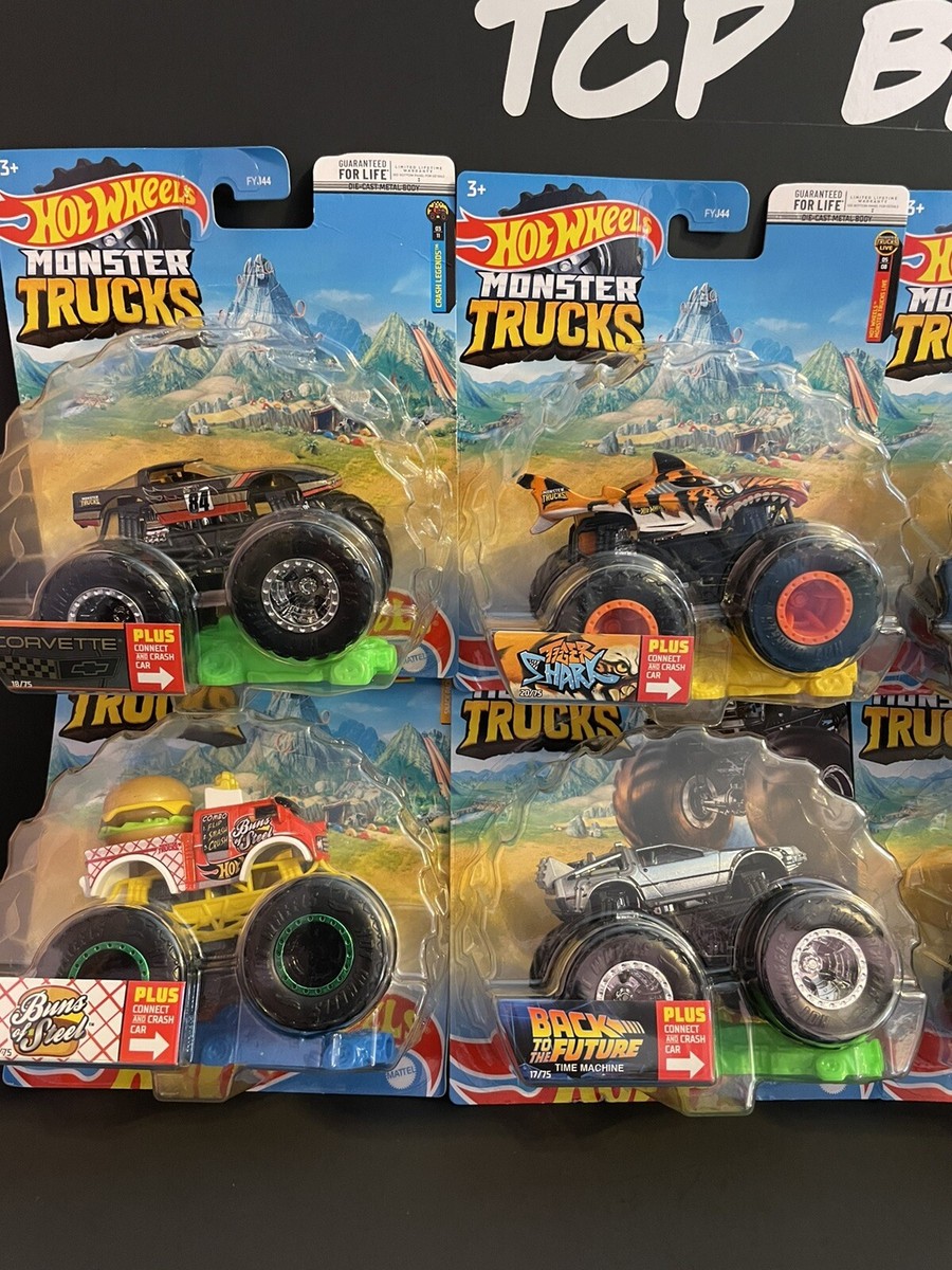 【未開封】Hot Wheels MONSTER TRUCKS まとめ売り Lot of 27 Hot Wheels Monster Jam & Monster Trucks (25 1:64