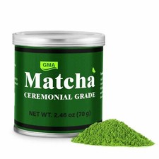   GMA 100 Organic Matcha Green Tea Powder Pure Japanese Culinary Grade 70 Grams