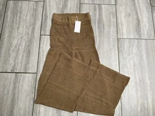 Mango Womens Knitted Openwork Panels Knit Trousers Pantalon EUR S BNWT Brown