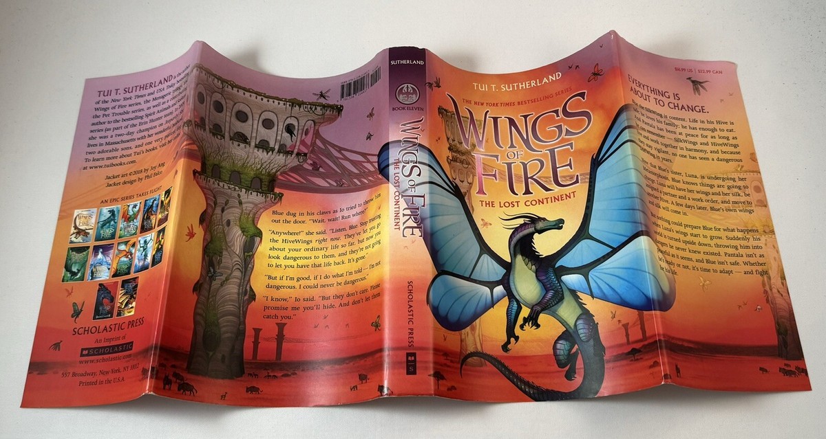 Wings Of Fire-The Lost Continent-Tui T. Sutherland-SIGNED-TRUE