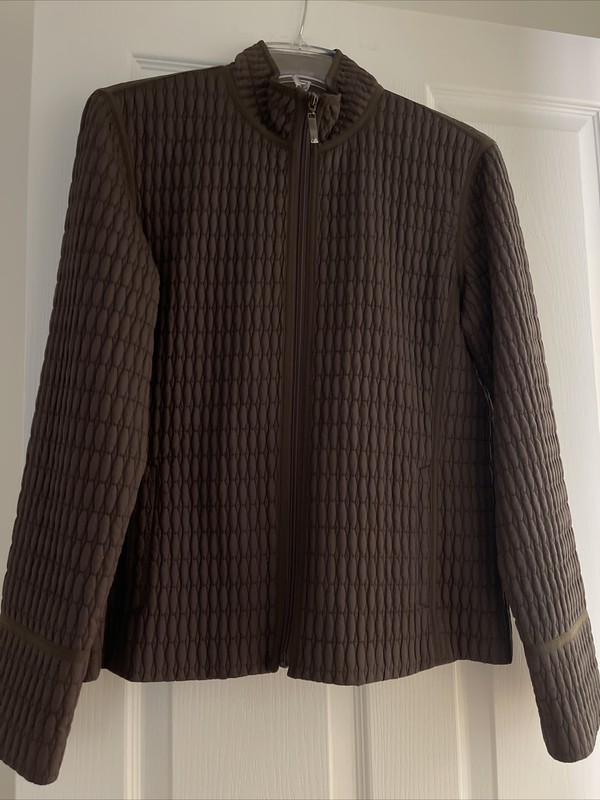Stunning Zip Front Brown Women’s Jacket - size Medium