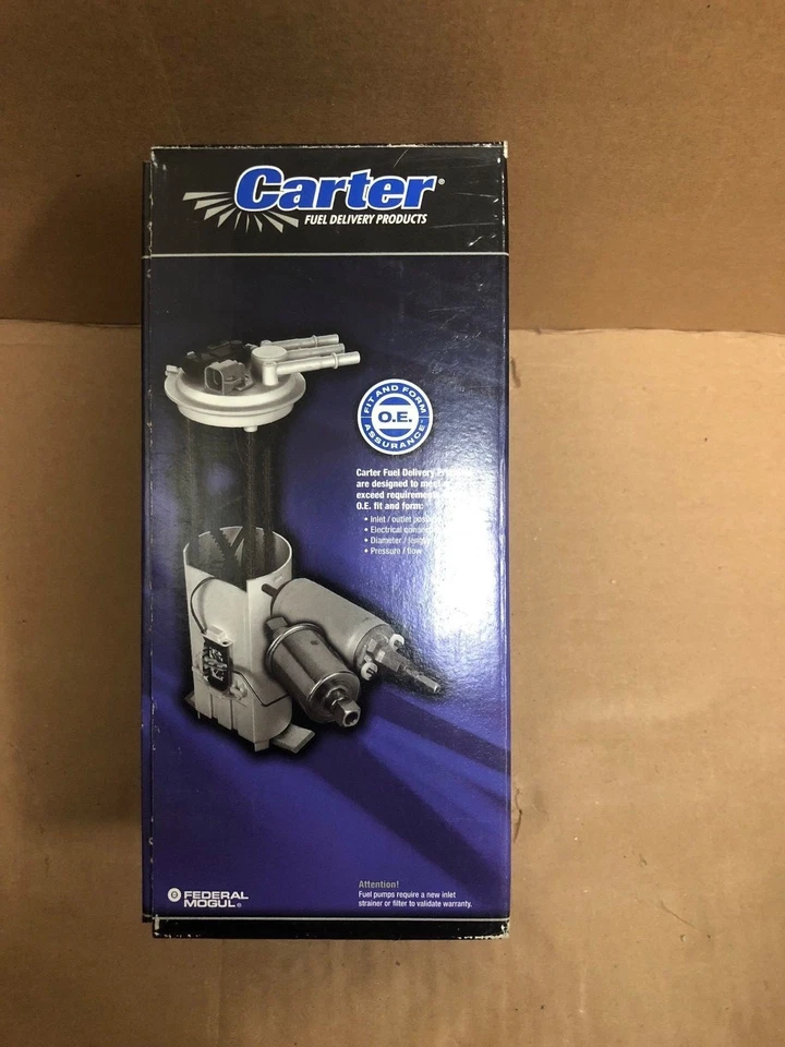 Un juego de bomba de combustible y filtro genuino Carter P72222 Foto 2 de 3
