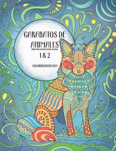 Garabatos de Animales Libro para Colorear para Adultos 1 And 2 by Nick ...