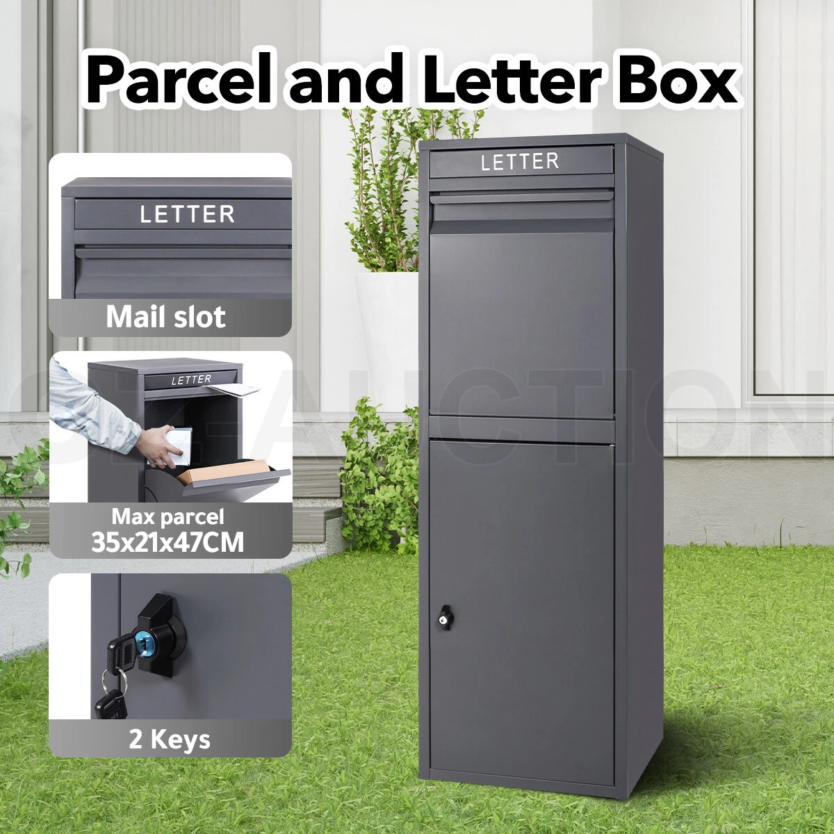 Mail sale parcel box