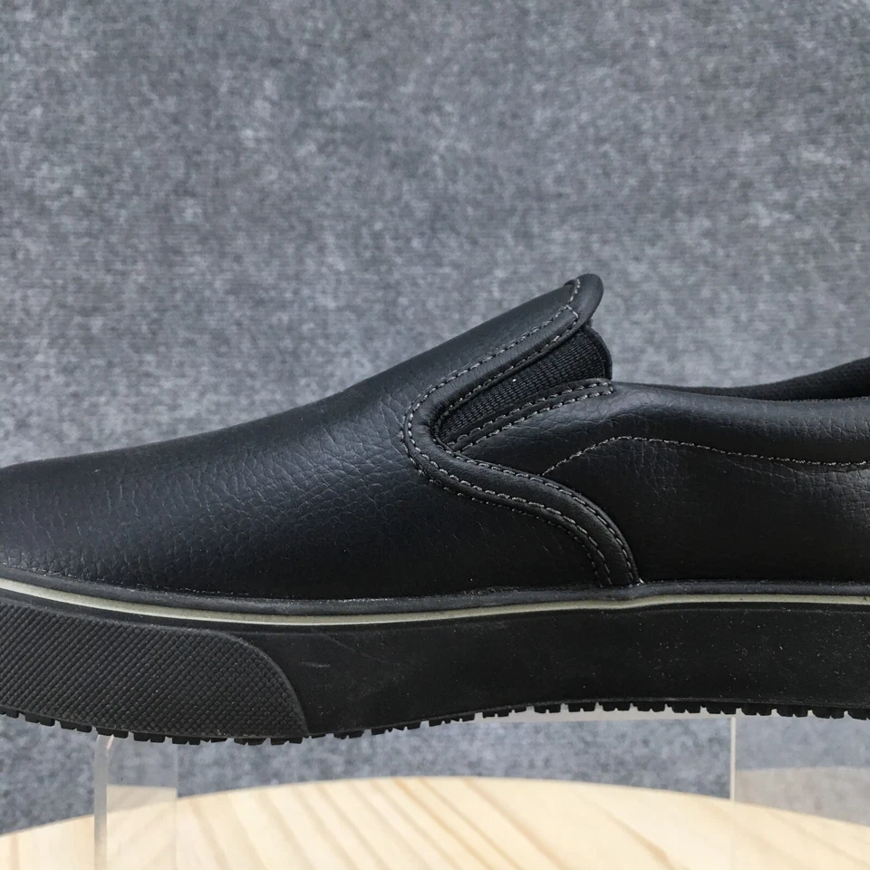 Tredsafe Zapatos Hombres 7 Mujeres 8 W Ric Zapatillas Sin Cordones MNTR43SN003 Cuero Negro Foto 4 de 4