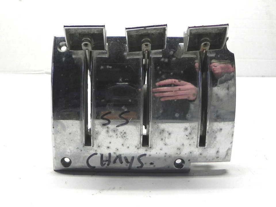 1956 CHRYSLER NEW YORKER IMPERIAL DASHBOARD HEATER CONTROL PANEL MOPAR #1604232 - Image 2 of 4