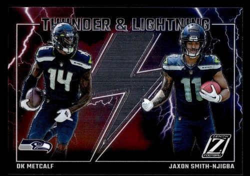 2023 Panini Zenith #19 Metcalf / Smith-Njigba "Thunder and Lightning"Silver - 第 1/2 張圖片