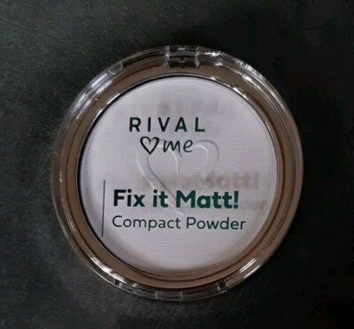 Rival ''Fix it Matt!''Compact Powder 9g  Transparenter Puder Fixiert & Matiert Neu