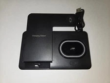 3-in-1 Wireless Charging Station Dock for IPhone, Apple Watch & Airpods – Black