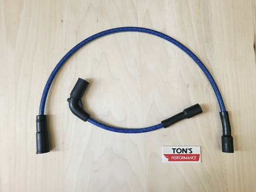 Blue Bk Cloth Spark Plug Wires Harley 95-03 Sportster 883 1200 - Foto 13