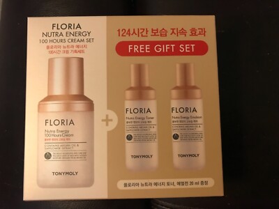 TONY MOLY KOREAN Floria Nutra Energy 100Hours Cream - 50ml TONER & Emusifier new