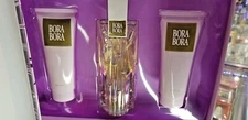 Bora Bora by Liz Claiborne 3 Pc. RARE GIFT SET for Women --- EDP + Lotion + Gel