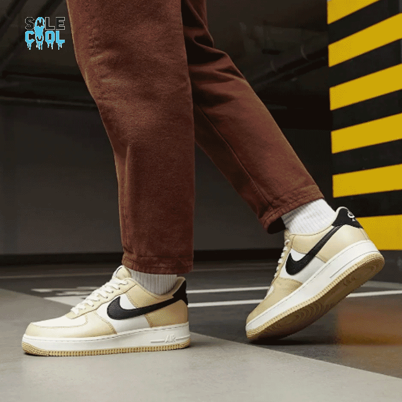 Nike Air Force '07 LX Shoes Team Gold Black Sail DV7186-700
