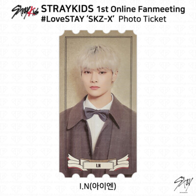 Stray Kids 1st Online Fanmeeting #LoveStay SKZ-X Photo Ticket