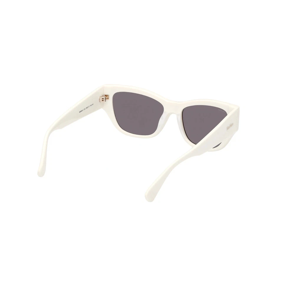 Gafas de sol MAX MARA MM0041 21C blanco ojo de gato marco de plástico 56-17-140 Foto 3 de 4