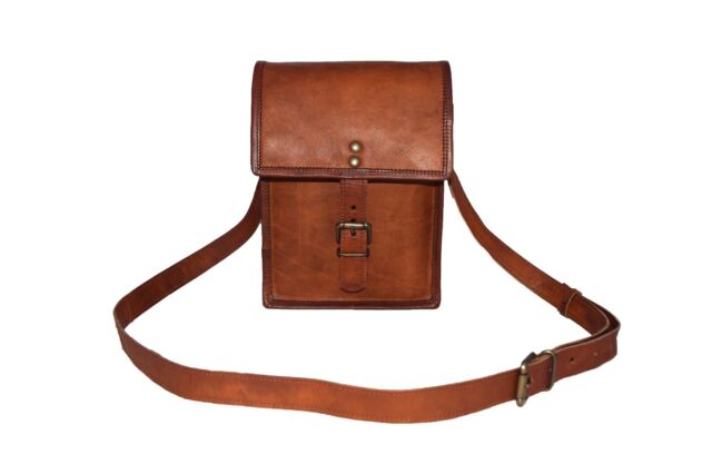 Genuine Leather Crossbody Sling Bag Mobile Purse Wallet Handbag Messenger 9 In