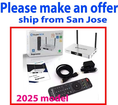 SuperBox Supreme TV Box Media Player - super fast shipping from trusted seller