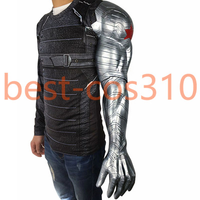 Bucky Arm Sleeve for Winter Soldier Bucky Arm Armour Props Cosplay