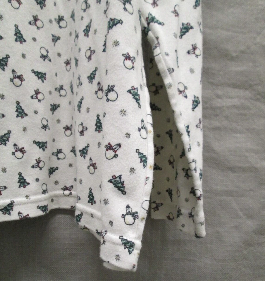 Camisa Bobby Brook Mujer Extra Grande Beige Pullover Árboles de Navidad Pullover Foto 4 de 4