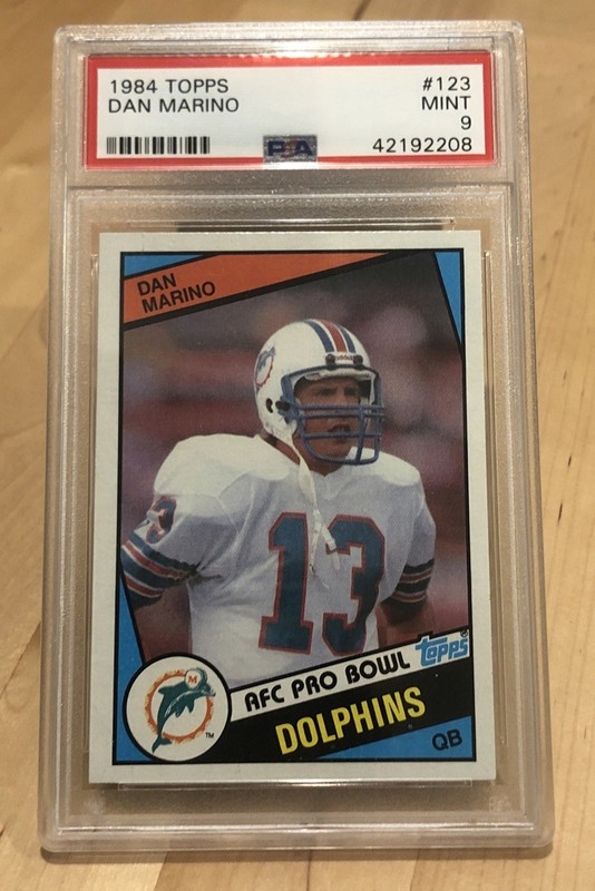 1984 Topps #123 Dan Marino RC PSA 9