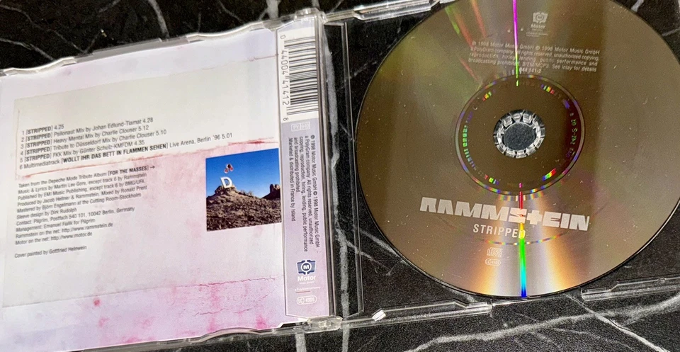 Rammstein “Stripped” 1998 • Very Good + • Motor Music - Bild 2 von 2