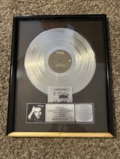 Sting Platinum Award for “Nothing Like The Sun”