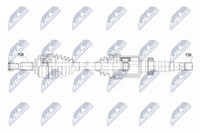 NTY Antriebswelle NPW-RE-219 FüR Renault
