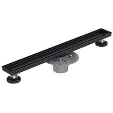 Neodrain 36-Inch Matte Black Linear Shower Drain 2-In-1 Flat Tile Insert Cover