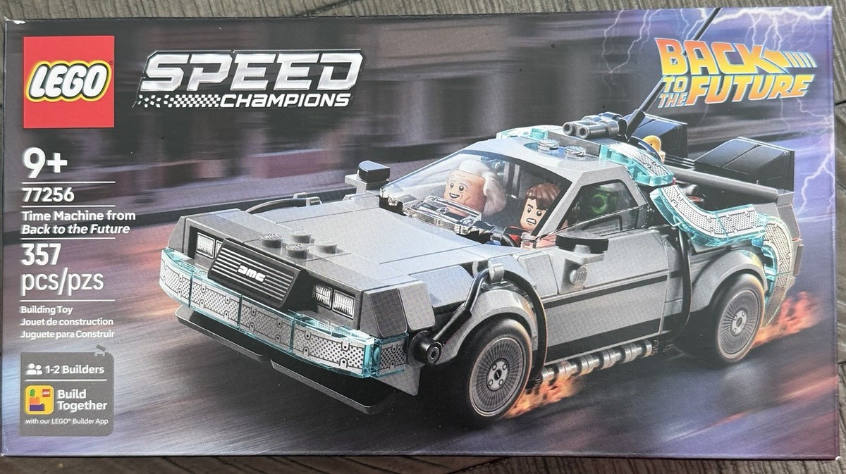 Lego #77256 Speed Champions Time Machine From Back To The Future
